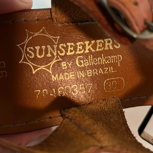 Gallenkamp Vintage Sunseekers . Size 9B - Picture 5 of 7